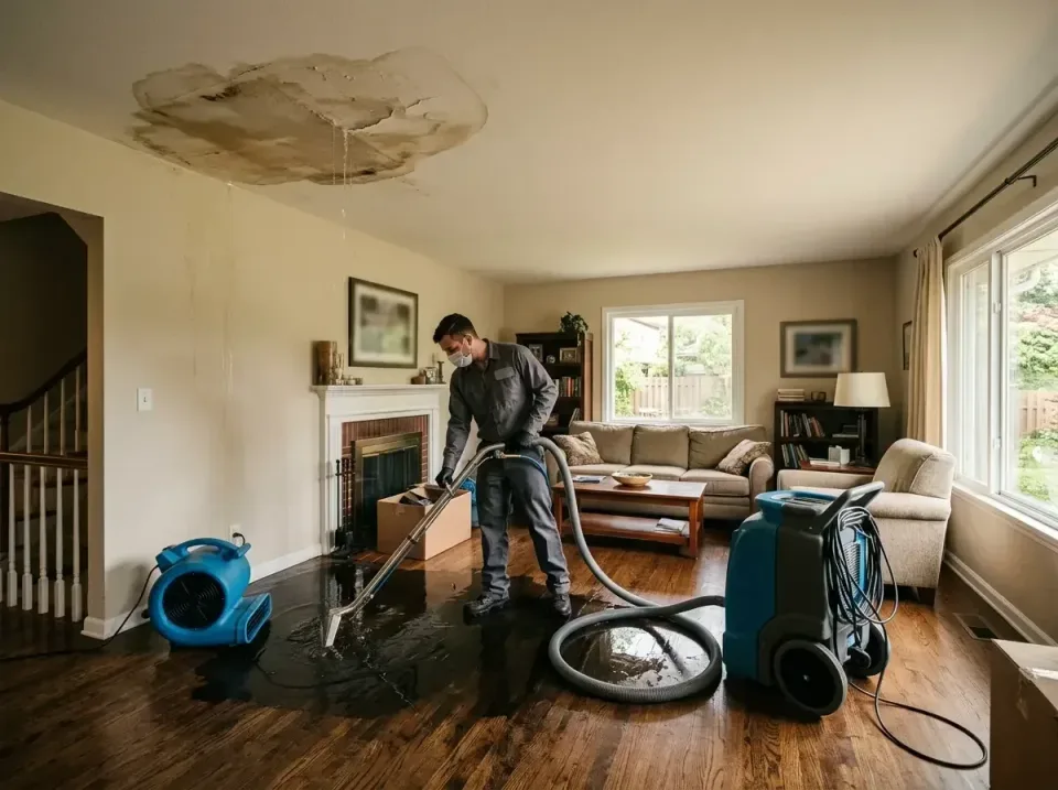 attic-pipe-burst-ceiling-drip-008 — frequently asked questions, Water Damage Restoration & Carpet Care in Bellows Falls, VT